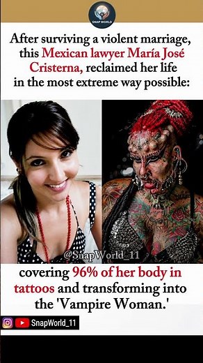 How She Reclaimed Her Life Through Extreme Art 😮 #marriage #women #tattoo
