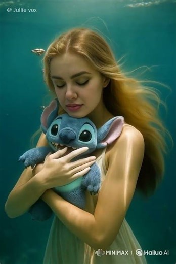 Realistic Lilo & Stitch Underwater Adventure 🌊🐾