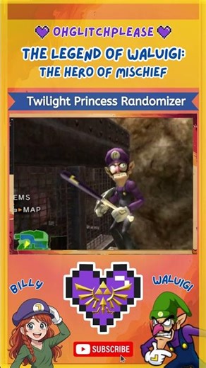JUMP - The Legend of Waluigi #randomizer #waluigi #zelda #twilightprincess #girlgamer