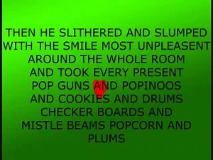 YOU'RE A MEAN ONE MR. GRINCH - GLEE CAST VERSION WITH LYRICS