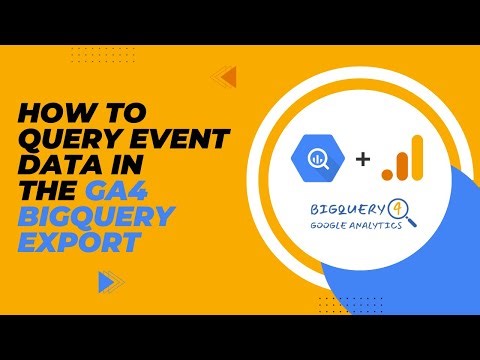 How to query event data in the GA4 BigQuery export