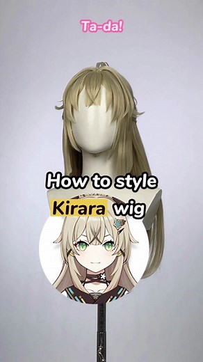 Kirara Cosplay Wig Styling Tutorial