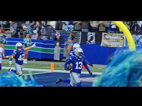Seahawks Ernest Jones Pick 6 vs The Vikings.