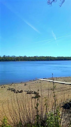 Real !!BLUE!! DANUBE , Budapest ," river BEACH" 🌊 ⛱ in APRIL 🏝😍