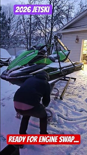 jet ski motor swap...