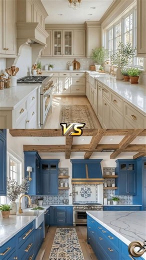 Modern vs Rustic: Epic 10-Second Kitchen Timelapse! 🛠️🏡