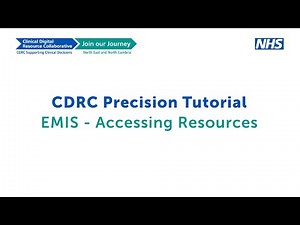 CDRC | Precision Tutorial: EMIS - Accessing Resources