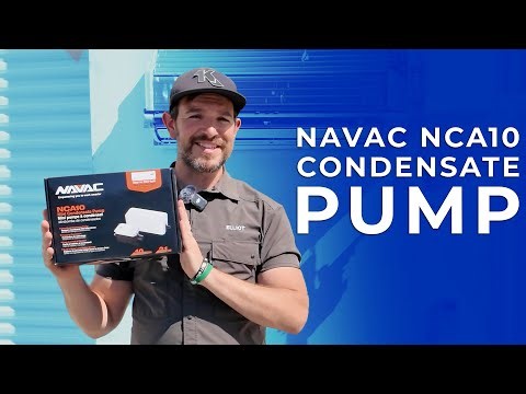 Ultra-Quiet NAVAC NCA10 Condensate Pump Unboxing & Installation | 21dB Mini Split Pump
