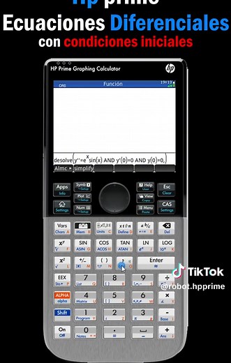 Ecuaciones Diferenciales-HP Prime #hpprime #hpprimecivil #hpprimeparaingcivil #ecuacionesdiferenciales #diferenciales #ecuaciondiferencial #differentialequations