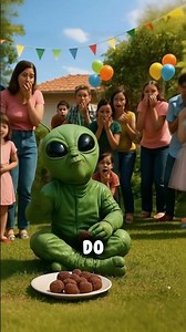 An alien invaded Nino's birthday!