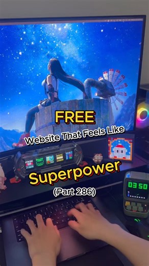 Mr Tech King on Instagram: "Free website that feels like superpower (Part 286) Customize your own animated wallpaper. #animatedwallpaper #pcwallpaper #macwallpaper"