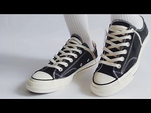 How To Lace Converse Low (: Best Way :)
