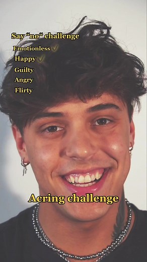 Emotion Acting Challenge: Say No Acting Challenge ✔️