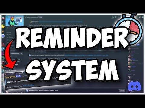 How to make a REMINDER SYSTEM for your Discord Bot! || Discord.js V14