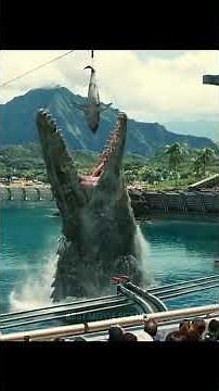 Mosasaurus Feeding Show - Jurassic World (2015) #movie #moviescene #film #actionscene #movieclips