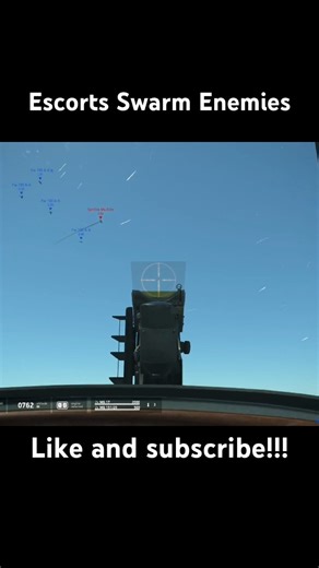 Escorts Swarm Enemies #il2 #il2greatbattles #spitfire #fw190 #dogfight #snipe #escort #ww2 #combat