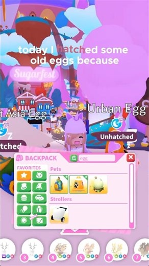 Hatching RARE old eggs in adopt me! *LUCKY?*