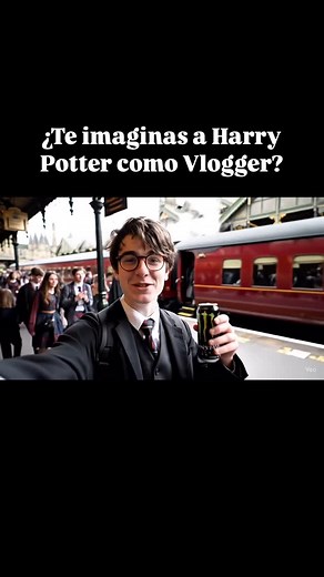 No apto para Muggles on Instagram: "🧙‍♂️✨ ¿Te imaginas si Harry Potter hubiese sido influencer y vlogger? 📱 “Hola chicos, bienvenidos a otro día en Hogwarts. Hoy os enseño mi rutina de pociones, un unboxing de artículos de Zonko y cómo evitar que Snape te robe el protagonismo. ¡Dadle like si también odiáis a Malfoy! 💥🐍” Gracias a la magia de la IA, ¡podemos ver cómo habría sido este mundo alternativo! 😱 🎥 ¿Te gustaría ver un video de Harry haciendo retos virales con Ron y Hermione? ¿O un d