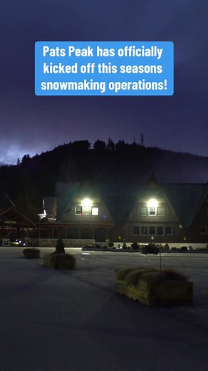 Stay tuned for updates on snowmaking and opening day! #skiarea #thinksnow #snowmaking #skiseason2024⛷️ #patspeak