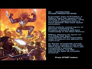 Aliens vs Predator Extinction - Walkthrough - Marine Campaign - Mission 7 - Hard - PC Emulator