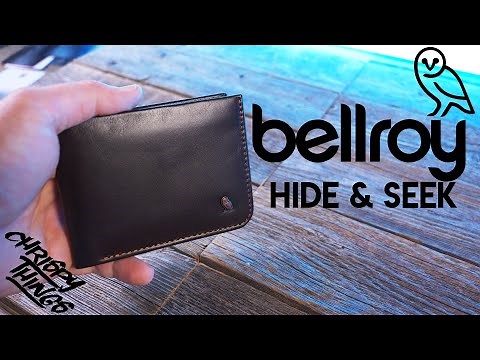 Bellroy Hide & Seek: A "traditional" bi-fold with hidden pockets!