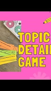 How to Organize a Paragraph | Hands-On Writing Game