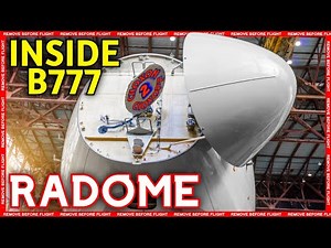 INSIDE B777 RADOME| Weather radar antenna,Glide slope,Localiser,waveguide,ULB #b777