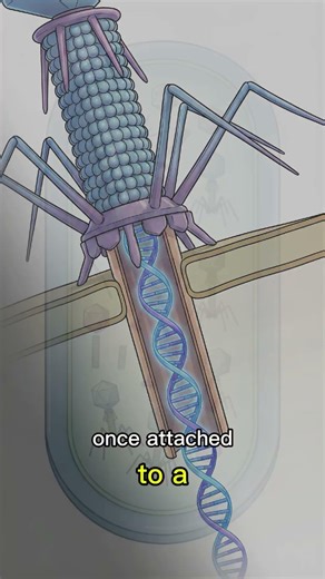 The Deadliest Virus on Earth 🧬 Bacteriophage #science #biology