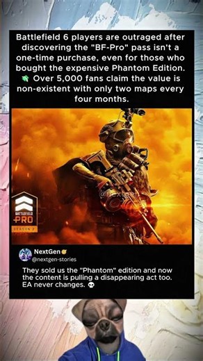 The Token Trap: Battlefield 6 Phantom Edition Owners Outraged Over Recurring BF-Pro Fee #battlefield