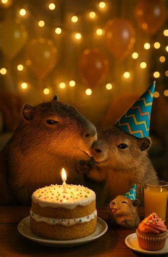 "Capybara’s Birthday Party 🎂🐹🎈 | Sweetest Celebration Ever"