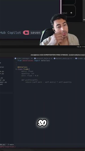 Mastering Python DataClasses for Your Next Trade Project #shorts