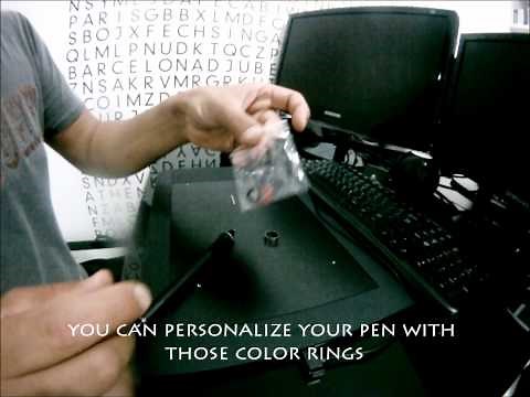 intuos5 pen | how to change nibs and color rings