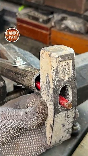 Bolt Through Pipe! Ultra Strong Metal Fastener!