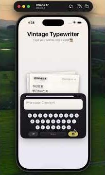 A vintage typewriter for your ideas.