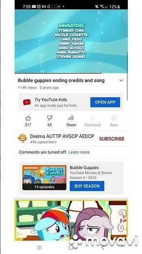 bubble guppies my little pony season 4 end credits