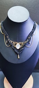 Bib Necklace - Choker - Micro Macrame - - Etsy