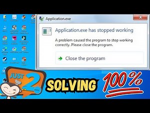 How To Fix : A Problem Caused the Program to Stop Working Correctly Windows Will Close