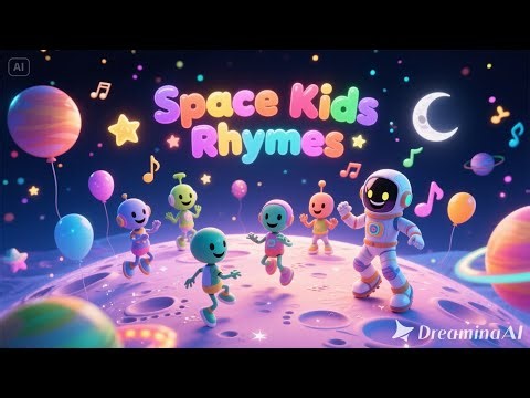 Moonwalk Party with Martians! 👽🌕 | Space Dance Song for Kids | Space Kids Rhymes