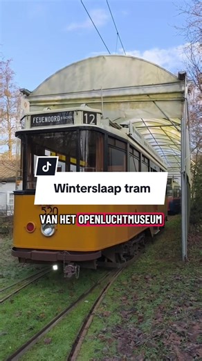 De winterslaap van de trams is aangebroken. 🚋 #openluchtmuseum #museum #arnhem