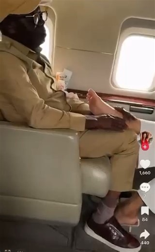 Caught Off Guard: Edo Senator Adams Oshiomhole Seen Giving Foot Massage to Lady on Private Jet in Viral Video Amid Backlash for Saying ‘Food Is Now Too Cheap in Nigeria’ | Sahara Reporters