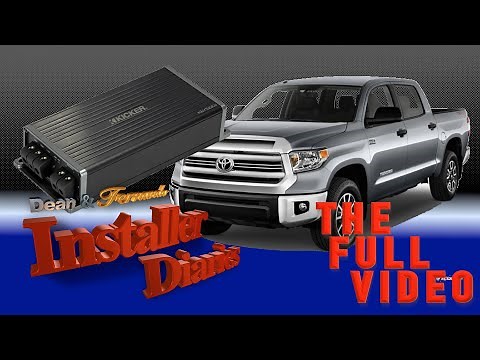 How to install a Kicker Key500 1 high level in a Tundra full video