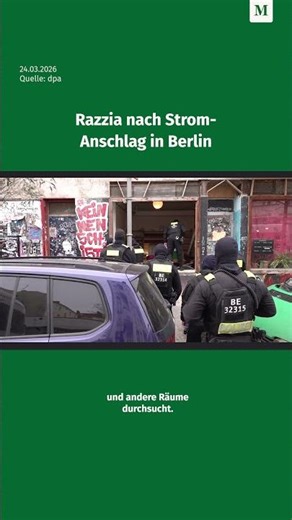 Raid after electrical attack in Berlin