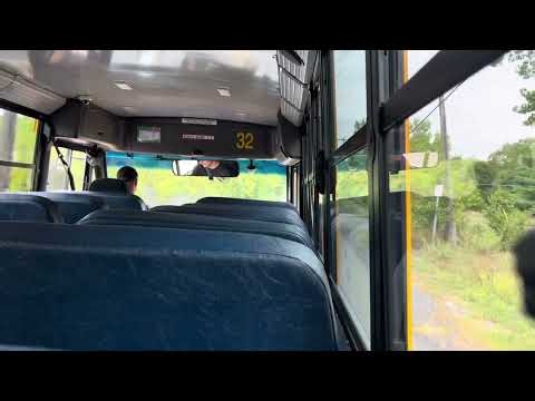 Longer take on 2022 Tomas saftliner c2 camera mount ride on bus 32 with Detroit dd5 engine