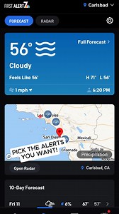 📲 The NBC 7 app just got an upgrade, thanks to your feedback!⁠ ⁠ Rearrange weather modules in the app to prioritize the information most important to you. The weather section now has: ⁠ ✅ customizable features including weather alerts⁠ ✅ upgraded radar settings⁠ ✅ improved location experience⁠ ✅ and much more. ⁠ We can’t wait to hear what you think! ⁠ ⛅ Download the NBC 7 app from the App Store or Google Play and learn more here: http://on.nbc7.com/jn94Vuz | NBC 7 San Diego