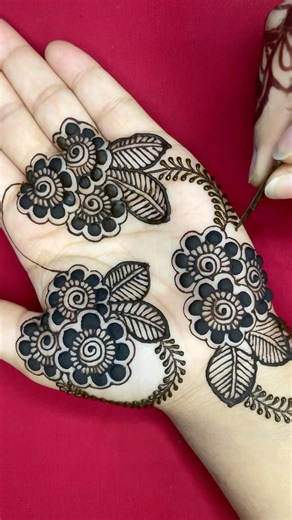 Front hand mehndi design fullhand easy #mehndi #henna #viralvideo