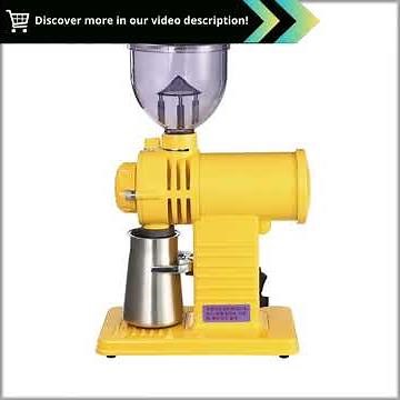 Xeoleo Electric Coffee Grinder: Ghost Teeth 78mm Burr Grinder with 10 Adjustable Grinding Levels