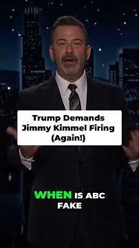 Is Jimmy Kimmel Really Getting Fired?