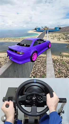 Nissan 240SX INSANE Barrel rolls & parking Stunts! Forza Horizon 5! #shorts