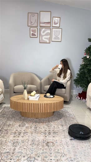 Ayda on Instagram: "Just upgraded my cleaning routine with the ECOVACS DEEBOT T80 OMNI and I’m honestly impressed. This robot does it all — powerful vacuuming, deep mopping, and fully hands-free self-cleaning. The OZMO™ Roller continuously washes itself while mopping, so it’s always cleaning with fresh water, and TruEdge™ Cleaning gets right along the walls and corners with no missed spots. With 18,000Pa suction and ZeroTangle™ technology, it easily handles dust, crumbs, and pet hair without get