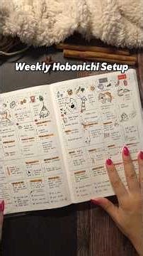 Weekly Hobonichi Setup
